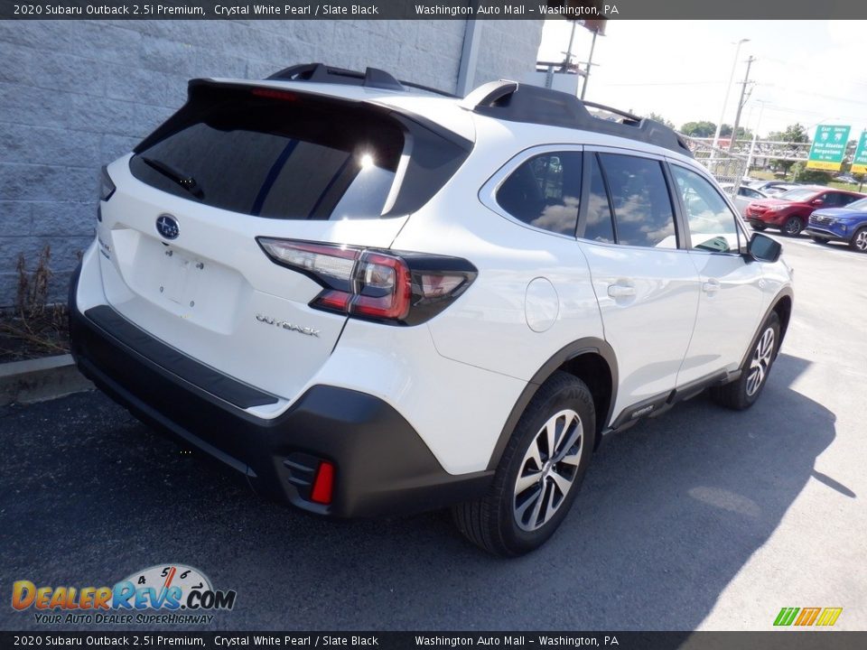 2020 Subaru Outback 2.5i Premium Crystal White Pearl / Slate Black Photo #9