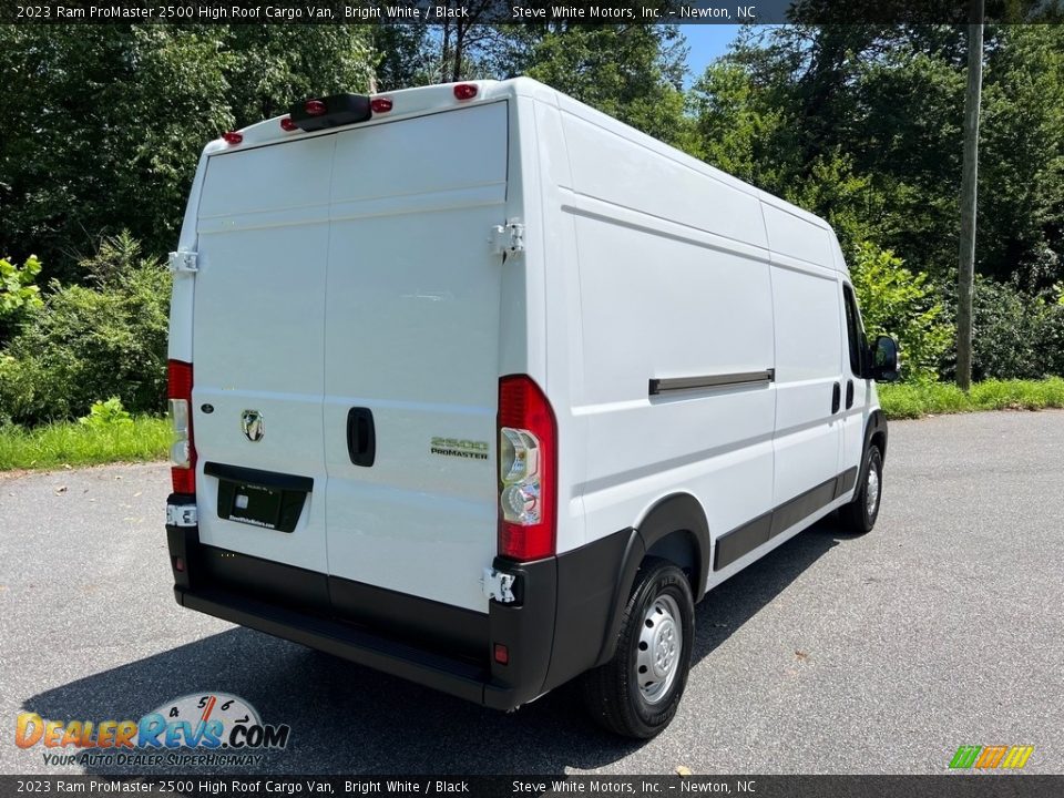 2023 Ram ProMaster 2500 High Roof Cargo Van Bright White / Black Photo #6