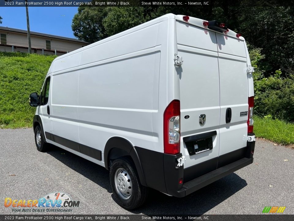 2023 Ram ProMaster 2500 High Roof Cargo Van Bright White / Black Photo #8