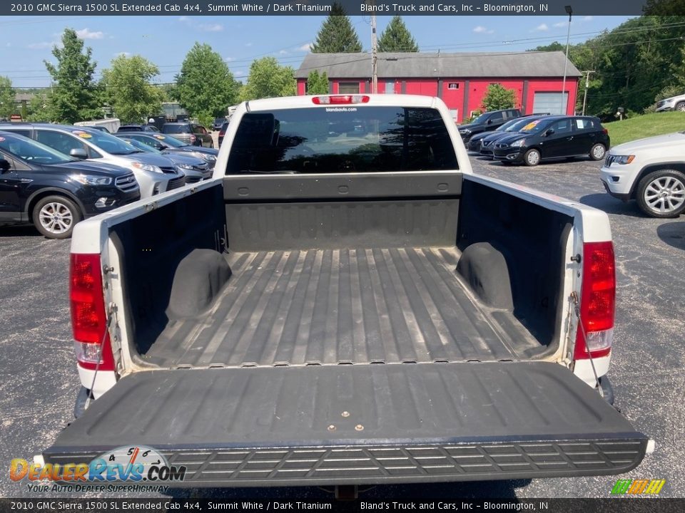 2010 GMC Sierra 1500 SL Extended Cab 4x4 Summit White / Dark Titanium Photo #6