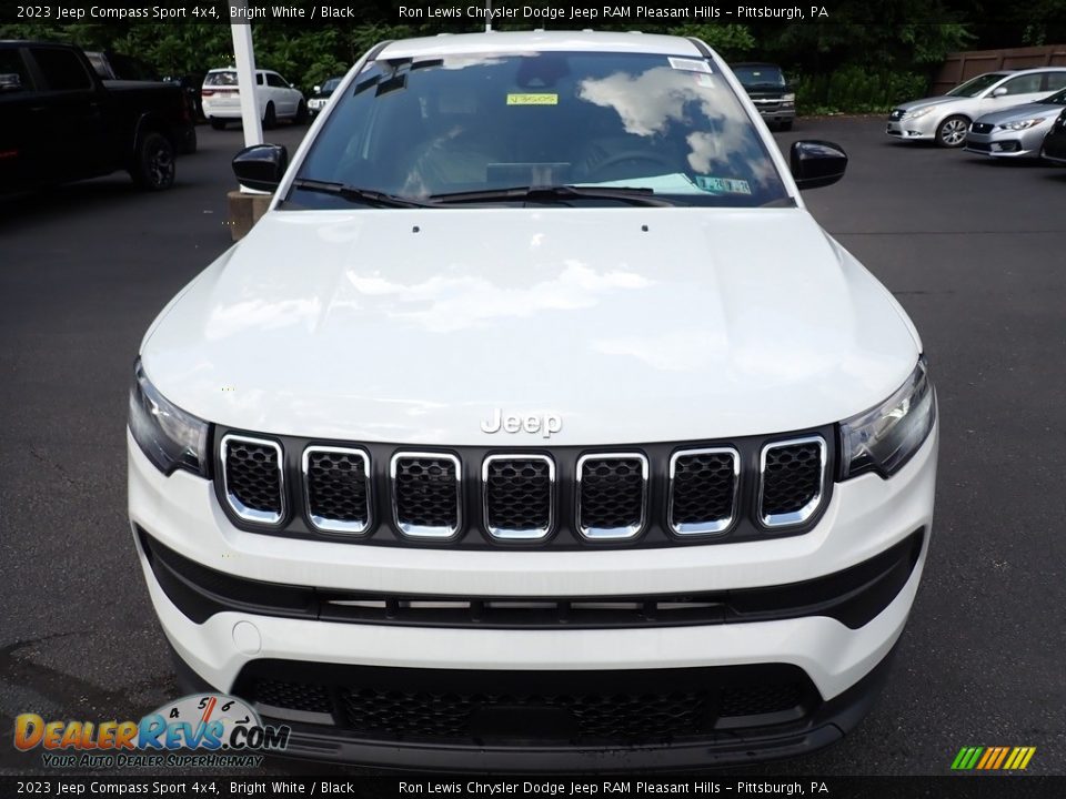 2023 Jeep Compass Sport 4x4 Bright White / Black Photo #9