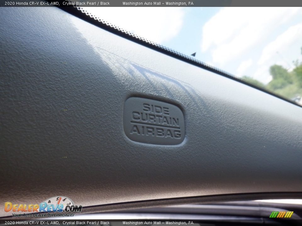 2020 Honda CR-V EX-L AWD Crystal Black Pearl / Black Photo #19