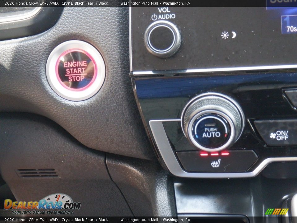2020 Honda CR-V EX-L AWD Crystal Black Pearl / Black Photo #21
