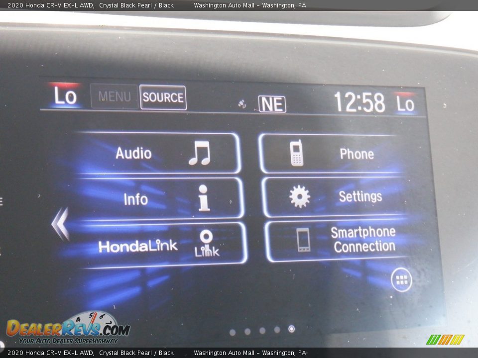 2020 Honda CR-V EX-L AWD Crystal Black Pearl / Black Photo #24