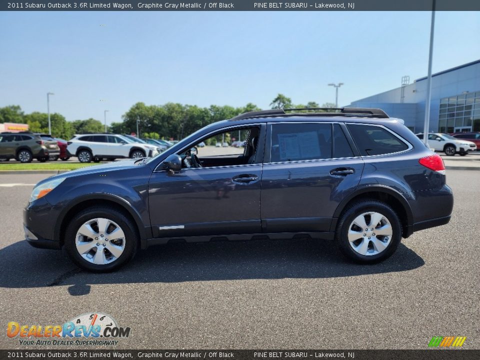 Graphite Gray Metallic 2011 Subaru Outback 3.6R Limited Wagon Photo #12