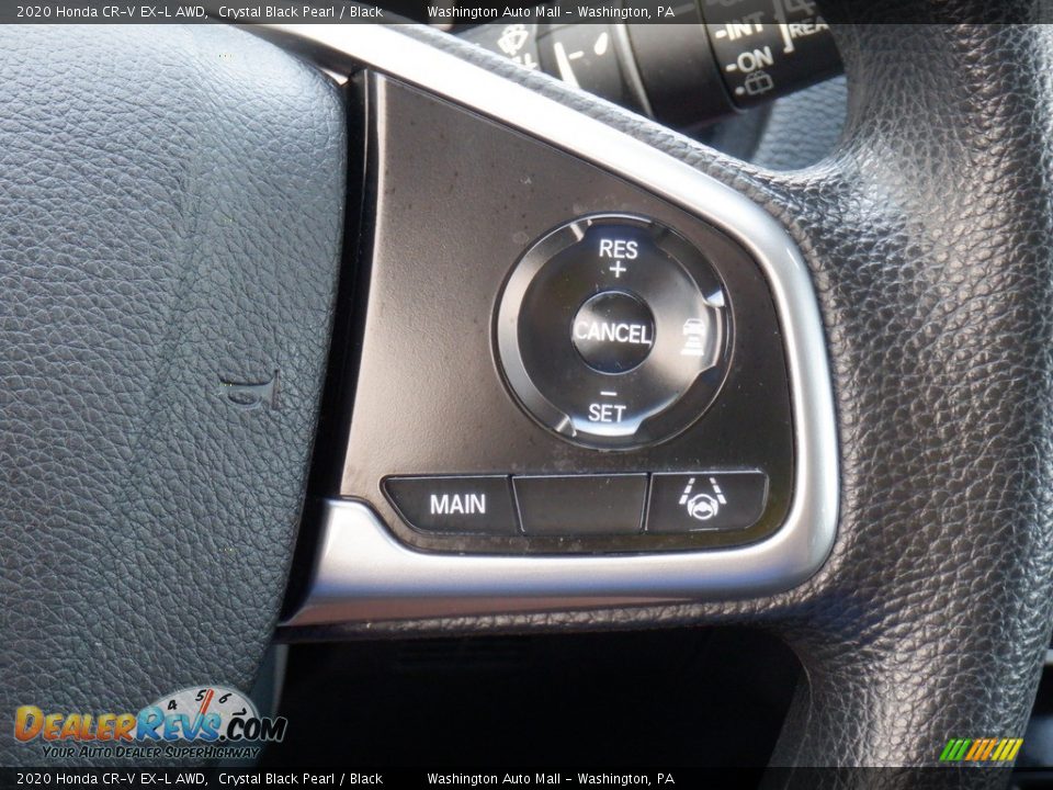 2020 Honda CR-V EX-L AWD Crystal Black Pearl / Black Photo #26