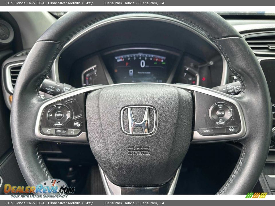 2019 Honda CR-V EX-L Lunar Silver Metallic / Gray Photo #26