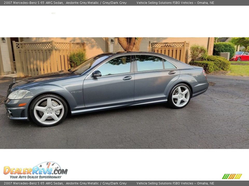 2007 Mercedes-Benz S 65 AMG Sedan Andorite Grey Metallic / Grey/Dark Grey Photo #1