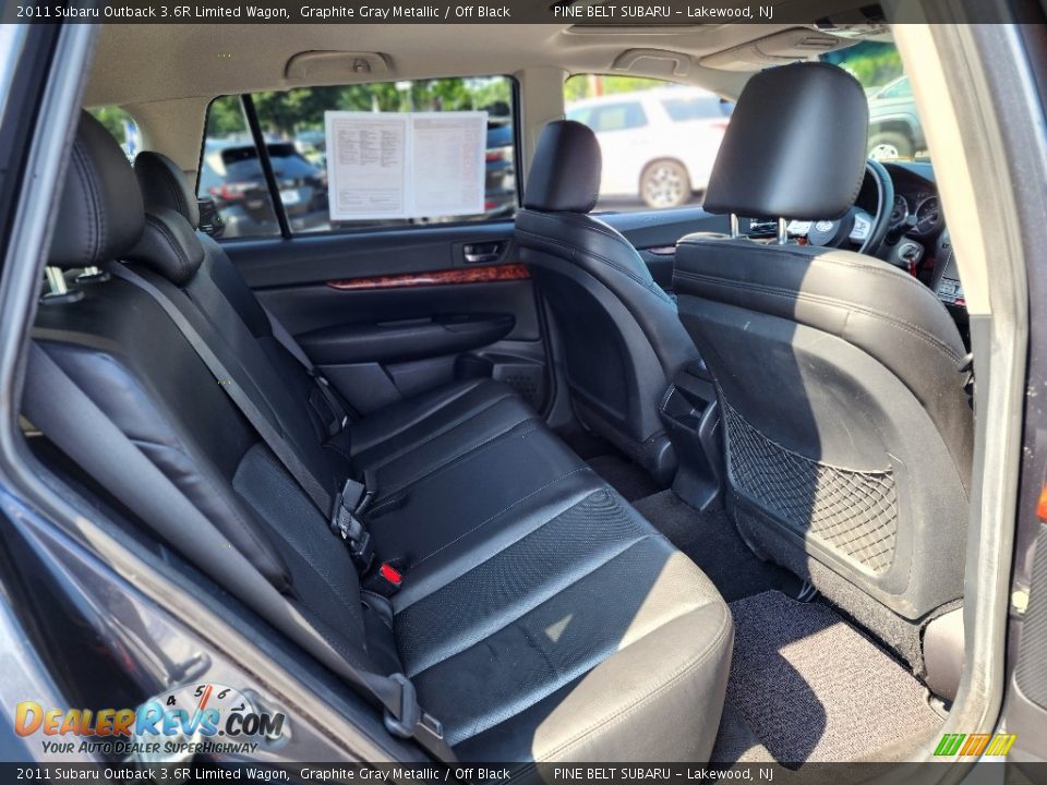 Rear Seat of 2011 Subaru Outback 3.6R Limited Wagon Photo #21