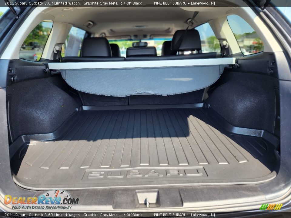 2011 Subaru Outback 3.6R Limited Wagon Graphite Gray Metallic / Off Black Photo #23