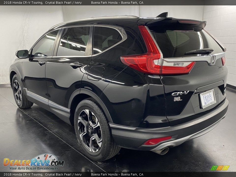 2018 Honda CR-V Touring Crystal Black Pearl / Ivory Photo #5