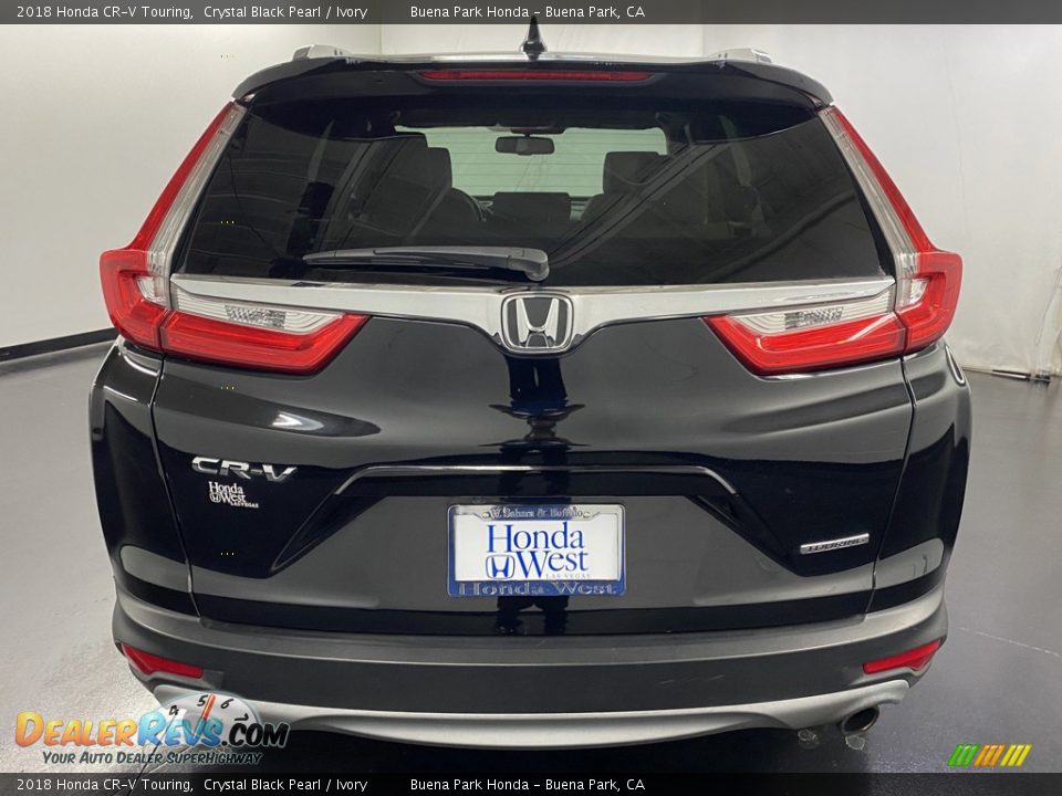 2018 Honda CR-V Touring Crystal Black Pearl / Ivory Photo #6