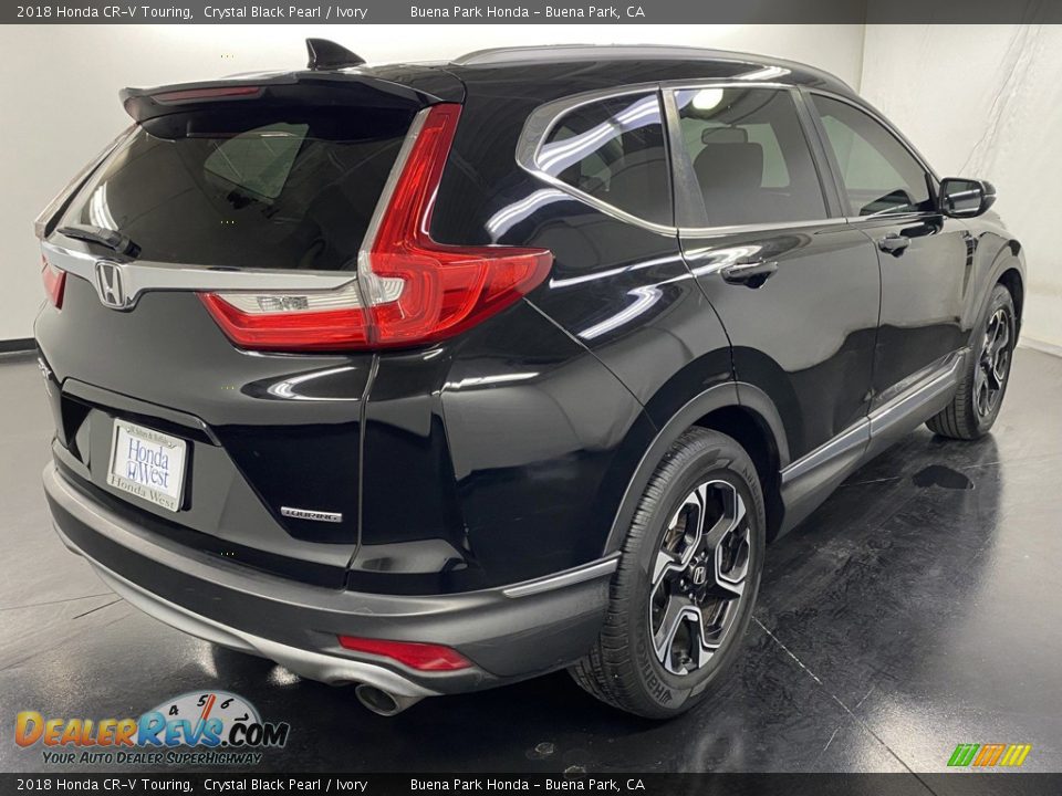 2018 Honda CR-V Touring Crystal Black Pearl / Ivory Photo #7