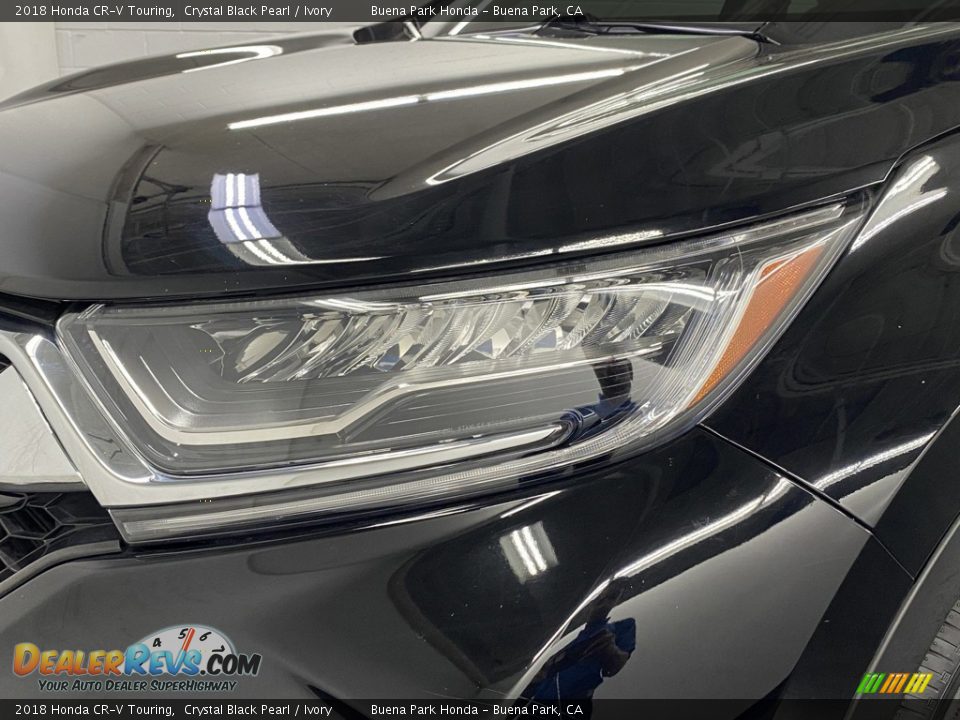 2018 Honda CR-V Touring Crystal Black Pearl / Ivory Photo #10