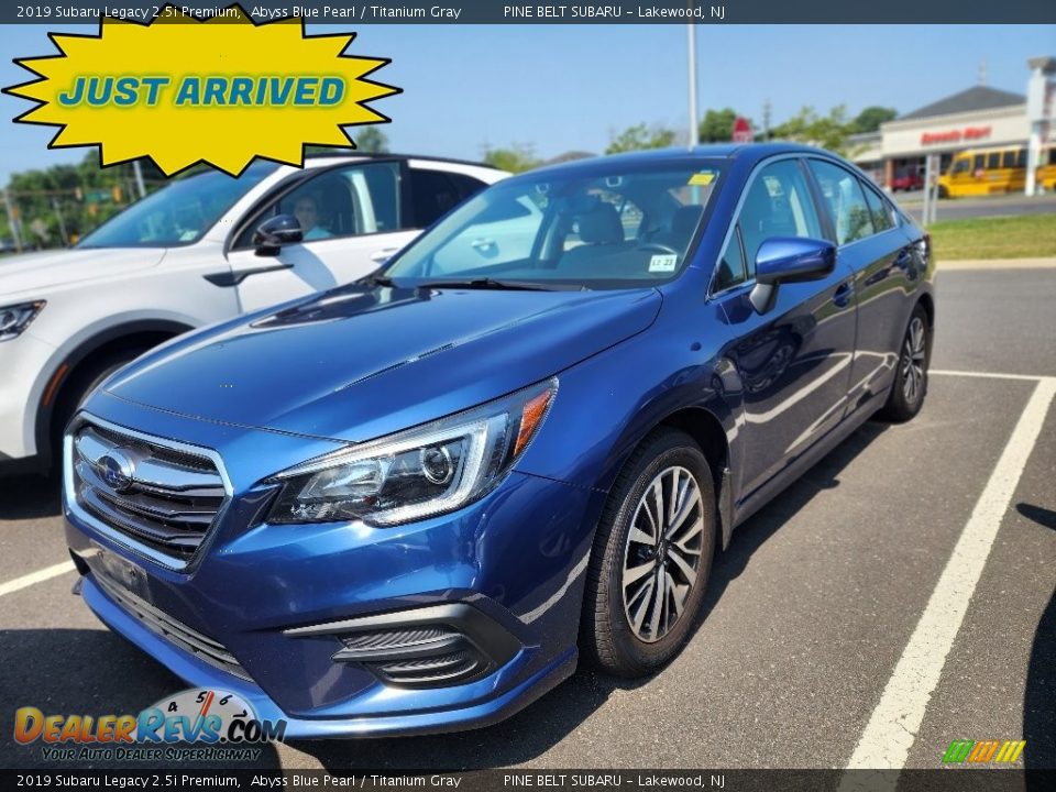 2019 Subaru Legacy 2.5i Premium Abyss Blue Pearl / Titanium Gray Photo #1