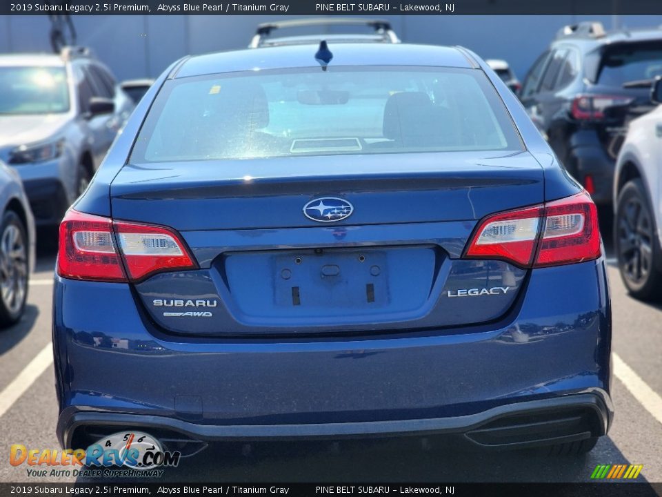 2019 Subaru Legacy 2.5i Premium Abyss Blue Pearl / Titanium Gray Photo #6