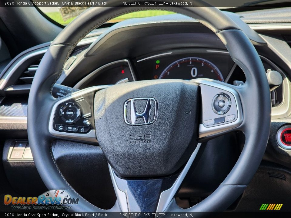 2020 Honda Civic Sport Sedan Steering Wheel Photo #9