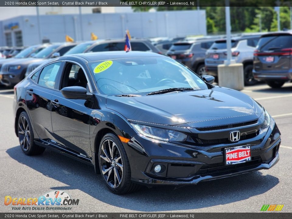 Front 3/4 View of 2020 Honda Civic Sport Sedan Photo #10