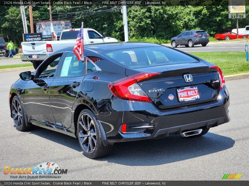 Crystal Black Pearl 2020 Honda Civic Sport Sedan Photo #15