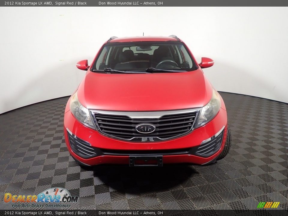 2012 Kia Sportage LX AWD Signal Red / Black Photo #6