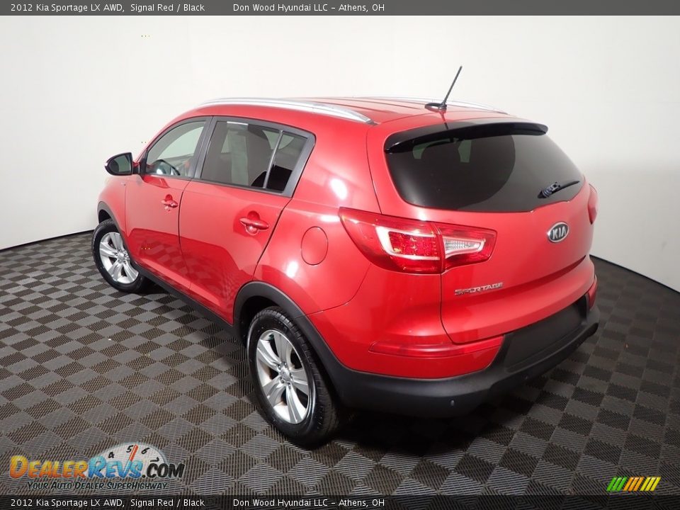 2012 Kia Sportage LX AWD Signal Red / Black Photo #12