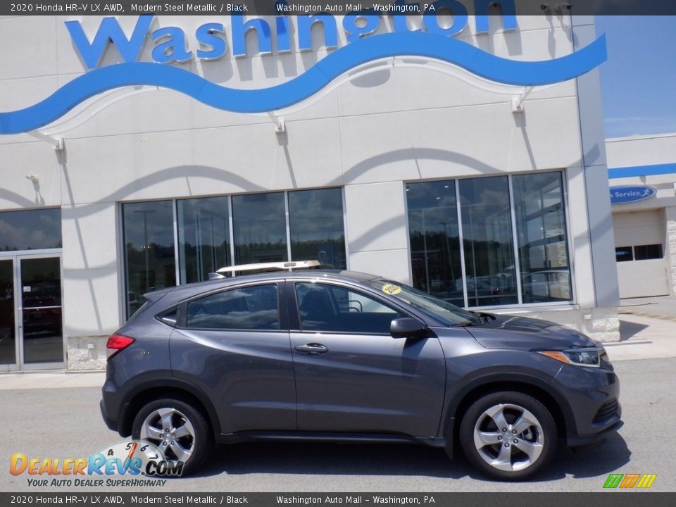 2020 Honda HR-V LX AWD Modern Steel Metallic / Black Photo #1