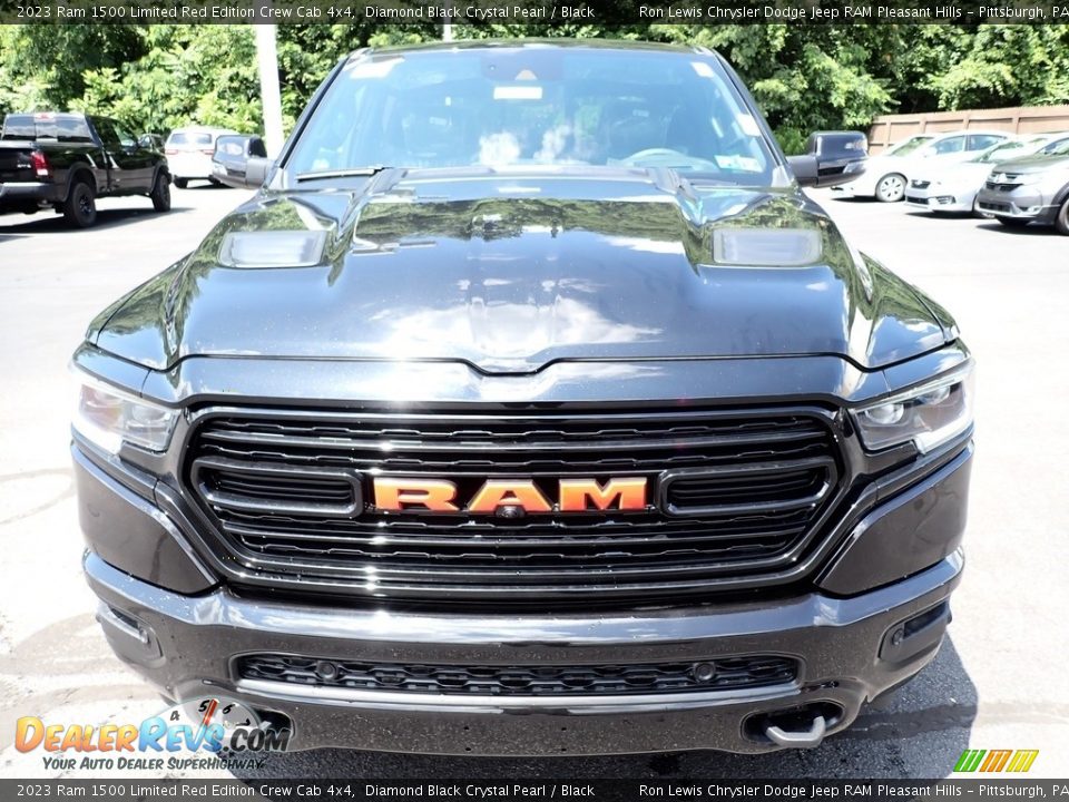 2023 Ram 1500 Limited Red Edition Crew Cab 4x4 Diamond Black Crystal Pearl / Black Photo #9