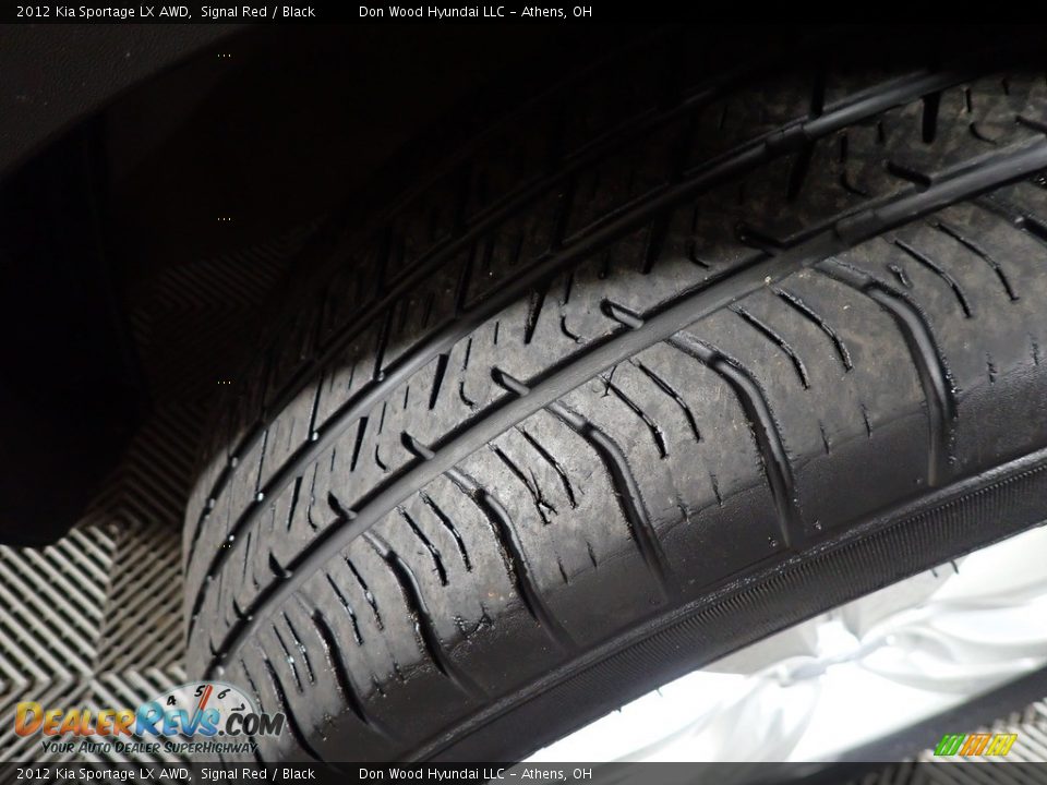 2012 Kia Sportage LX AWD Signal Red / Black Photo #19