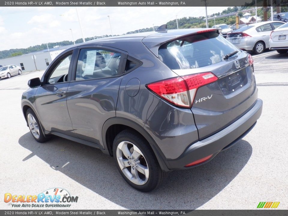 2020 Honda HR-V LX AWD Modern Steel Metallic / Black Photo #6
