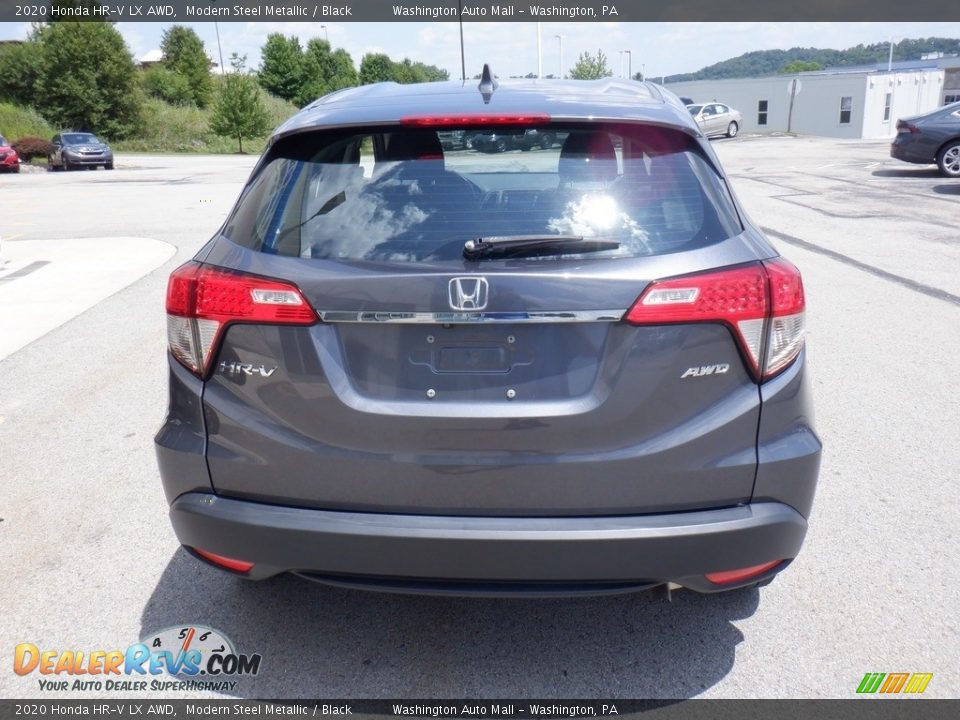 2020 Honda HR-V LX AWD Modern Steel Metallic / Black Photo #7