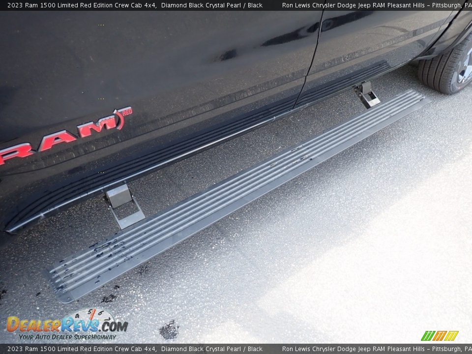 2023 Ram 1500 Limited Red Edition Crew Cab 4x4 Diamond Black Crystal Pearl / Black Photo #16