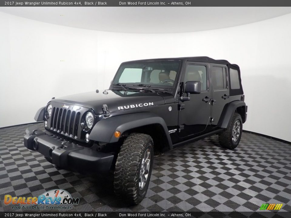 2017 Jeep Wrangler Unlimited Rubicon 4x4 Black / Black Photo #5