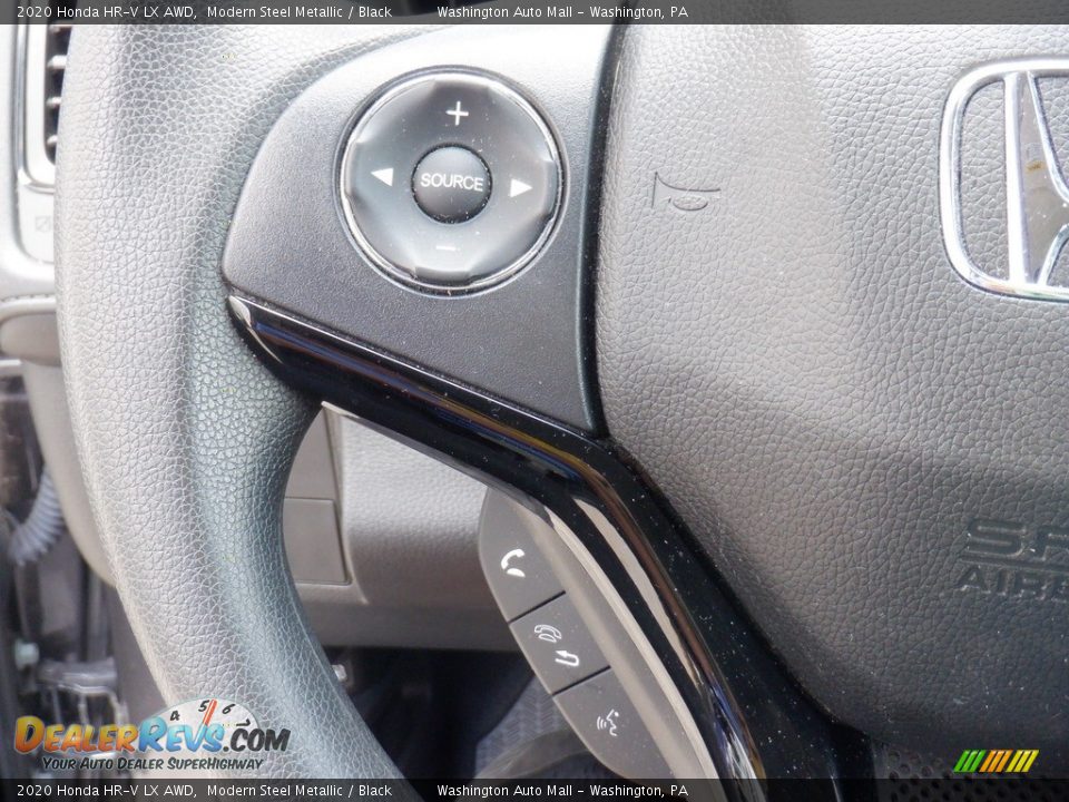 2020 Honda HR-V LX AWD Modern Steel Metallic / Black Photo #17