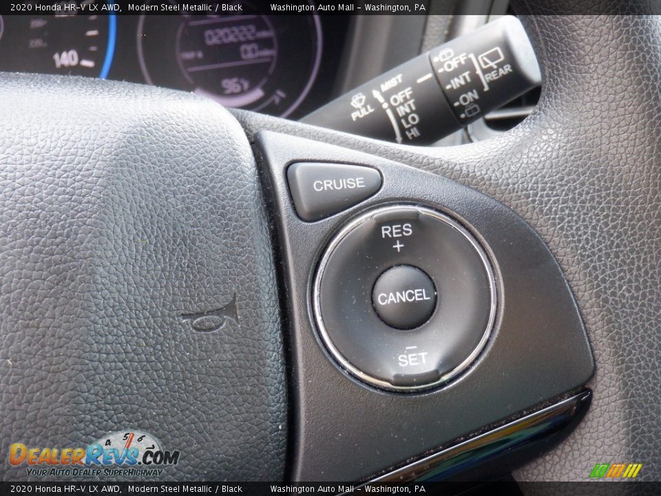 2020 Honda HR-V LX AWD Modern Steel Metallic / Black Photo #18