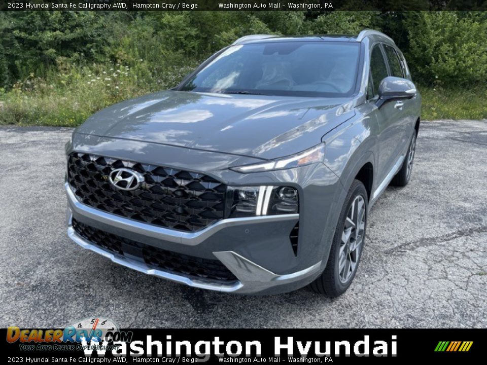 2023 Hyundai Santa Fe Calligraphy AWD Hampton Gray / Beige Photo #1