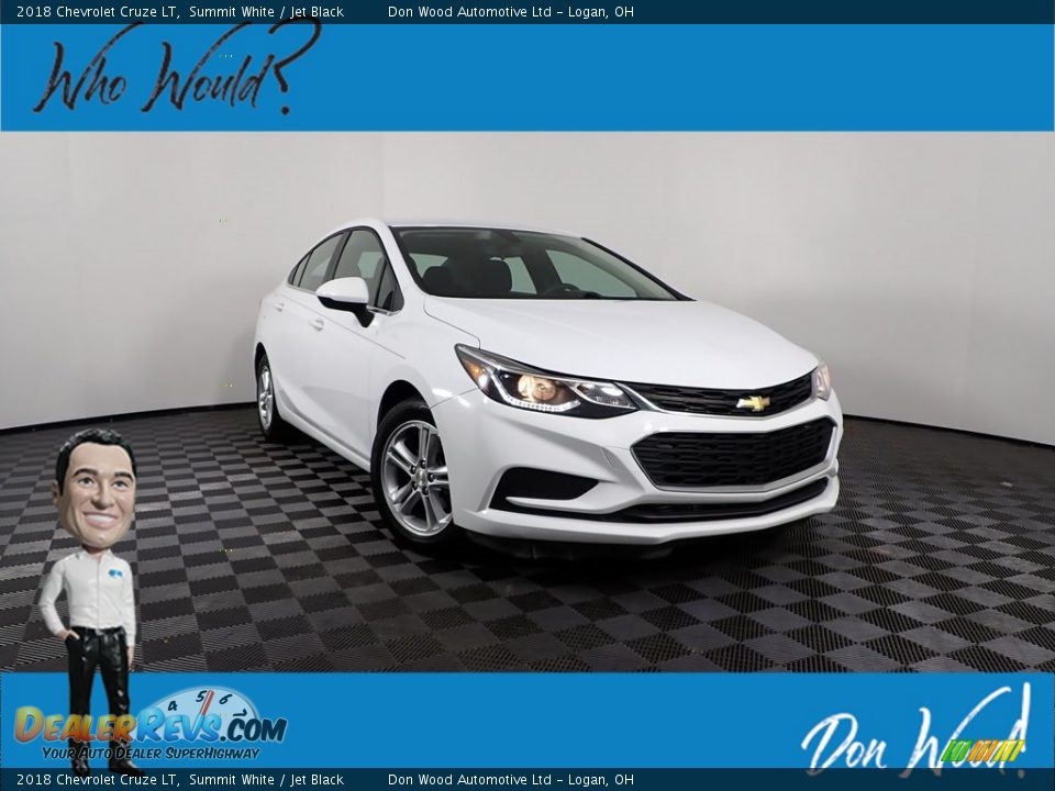 2018 Chevrolet Cruze LT Summit White / Jet Black Photo #1