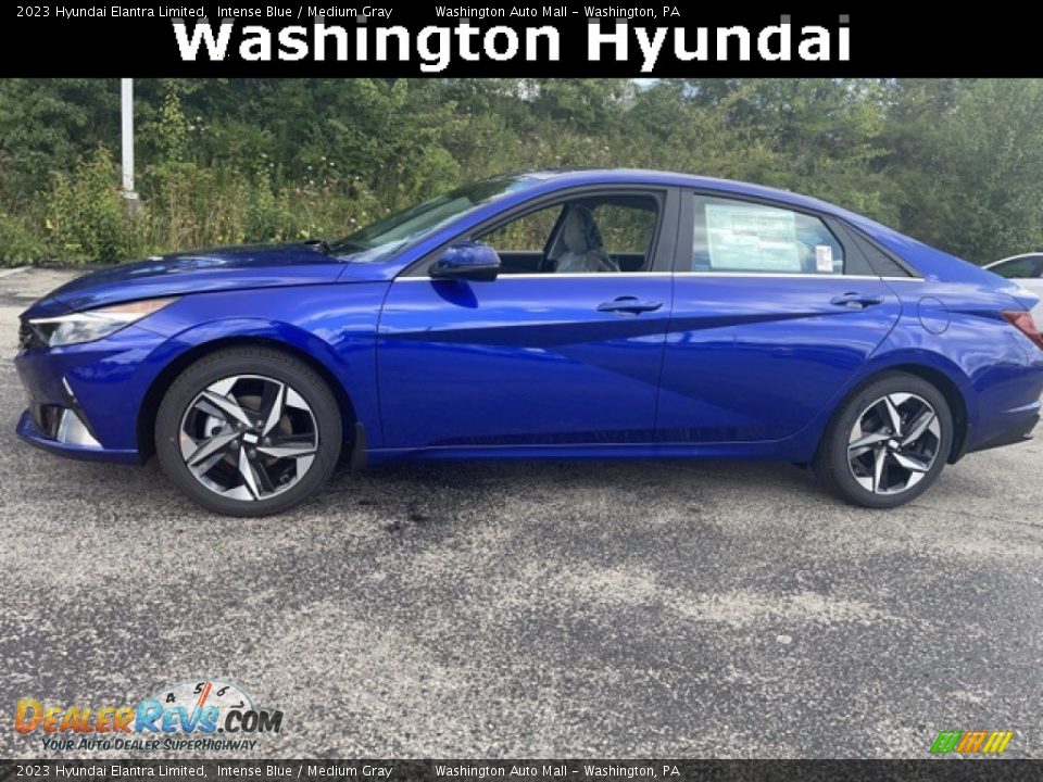 2023 Hyundai Elantra Limited Intense Blue / Medium Gray Photo #1