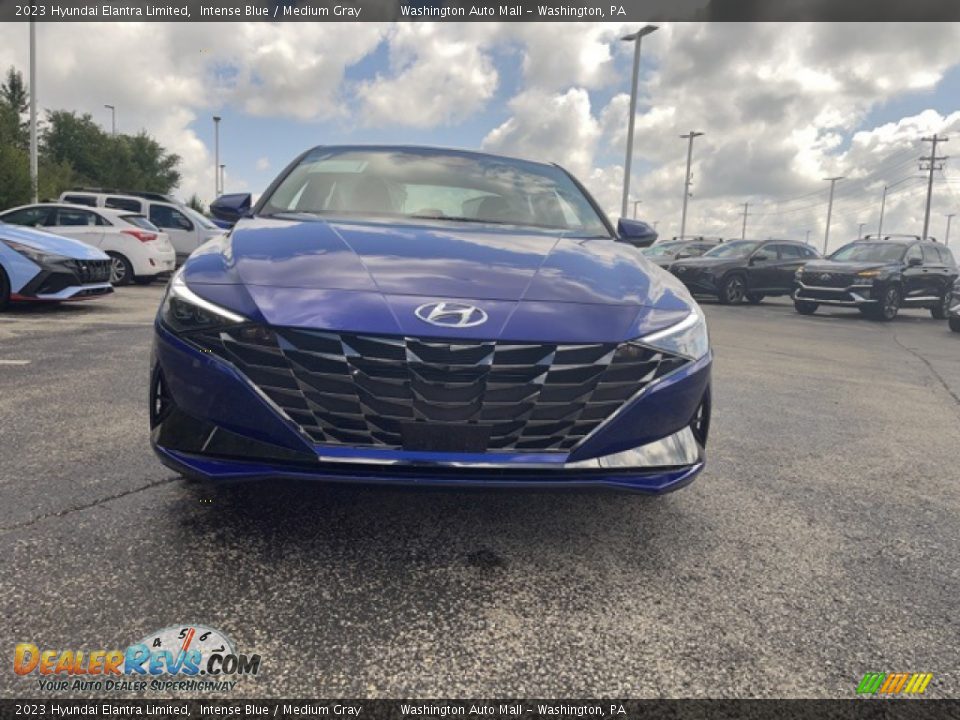 2023 Hyundai Elantra Limited Intense Blue / Medium Gray Photo #2