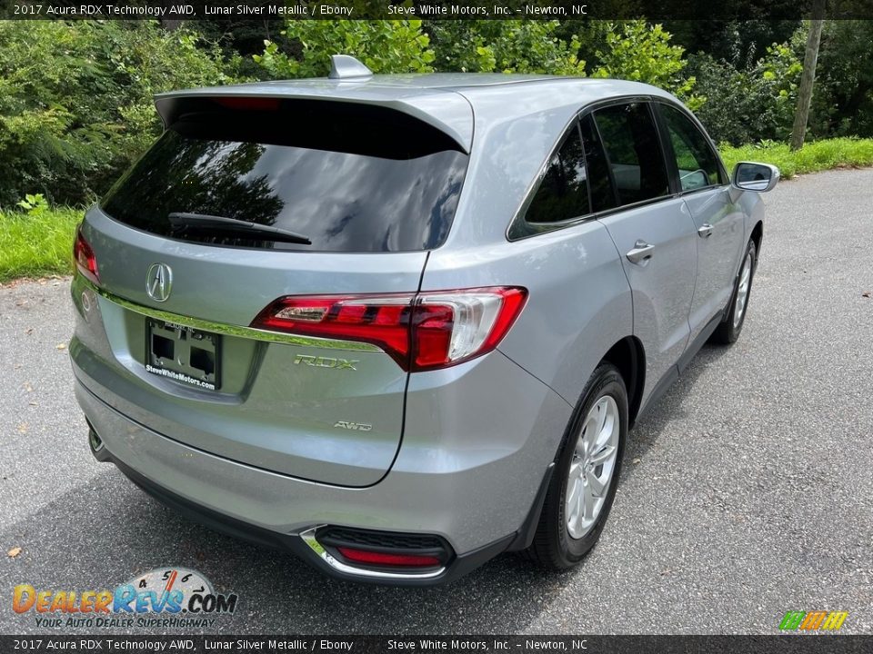 2017 Acura RDX Technology AWD Lunar Silver Metallic / Ebony Photo #7