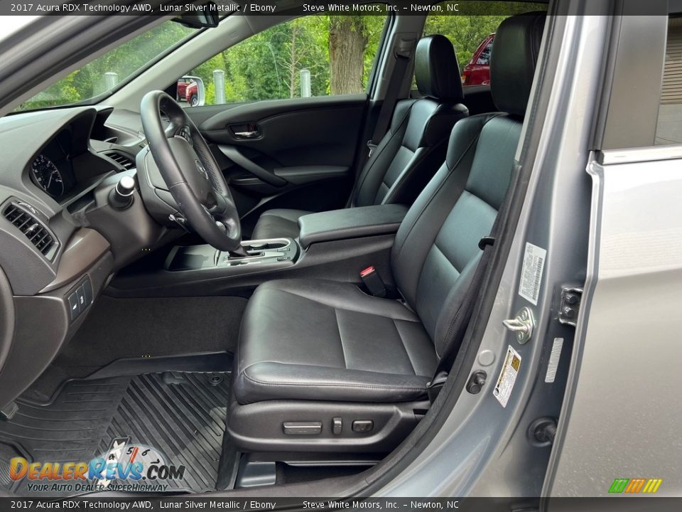 Ebony Interior - 2017 Acura RDX Technology AWD Photo #11
