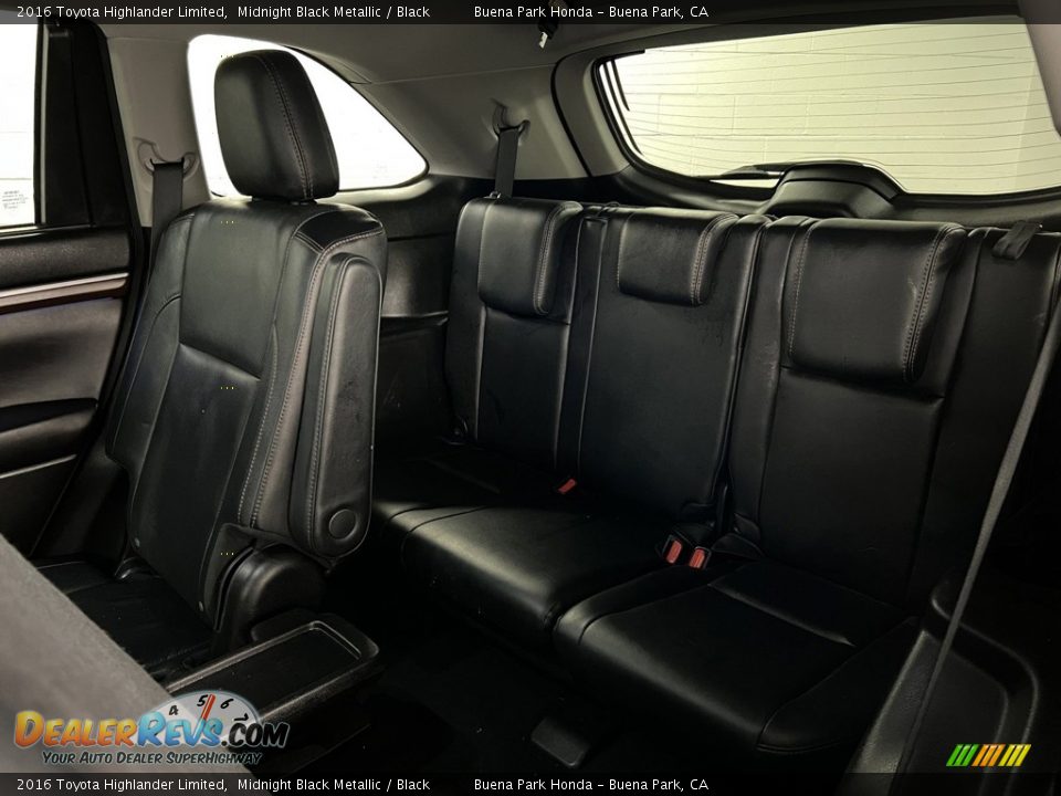 Rear Seat of 2016 Toyota Highlander Limited Photo #32