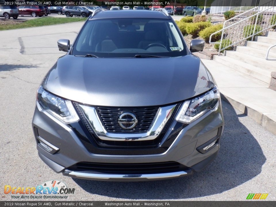 2019 Nissan Rogue SV AWD Gun Metallic / Charcoal Photo #11