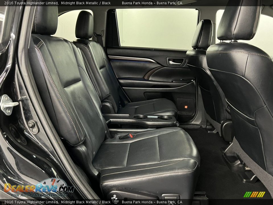 Rear Seat of 2016 Toyota Highlander Limited Photo #35