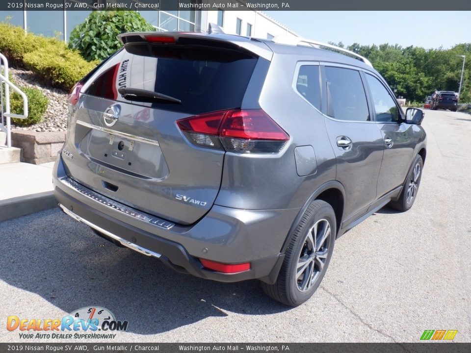 2019 Nissan Rogue SV AWD Gun Metallic / Charcoal Photo #16