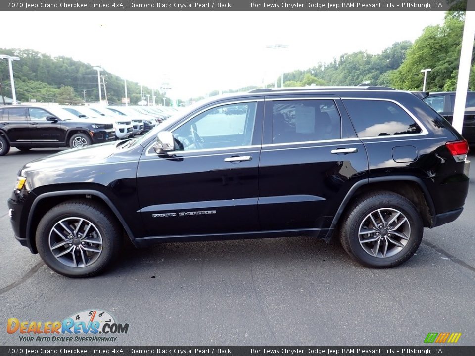 Diamond Black Crystal Pearl 2020 Jeep Grand Cherokee Limited 4x4 Photo #2