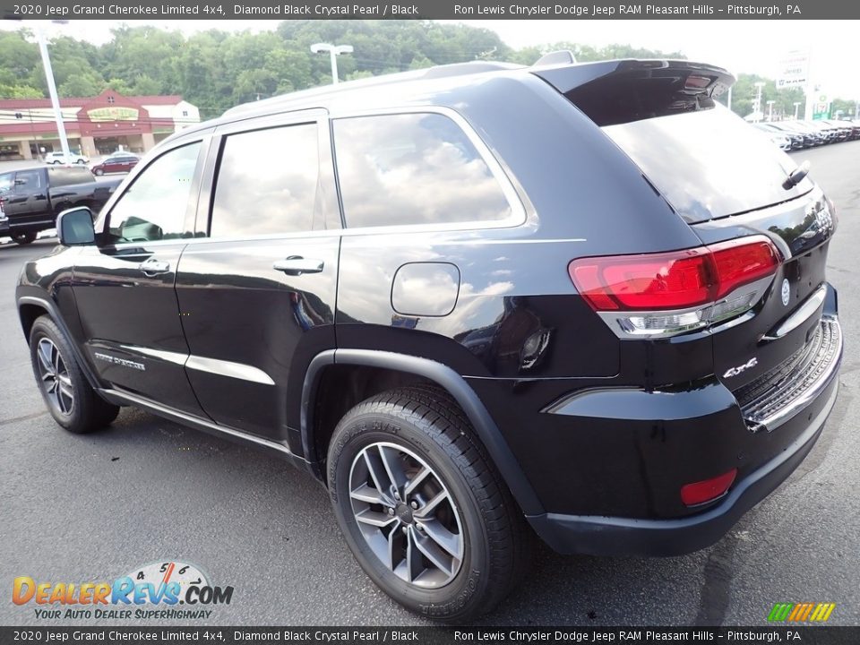 2020 Jeep Grand Cherokee Limited 4x4 Diamond Black Crystal Pearl / Black Photo #3