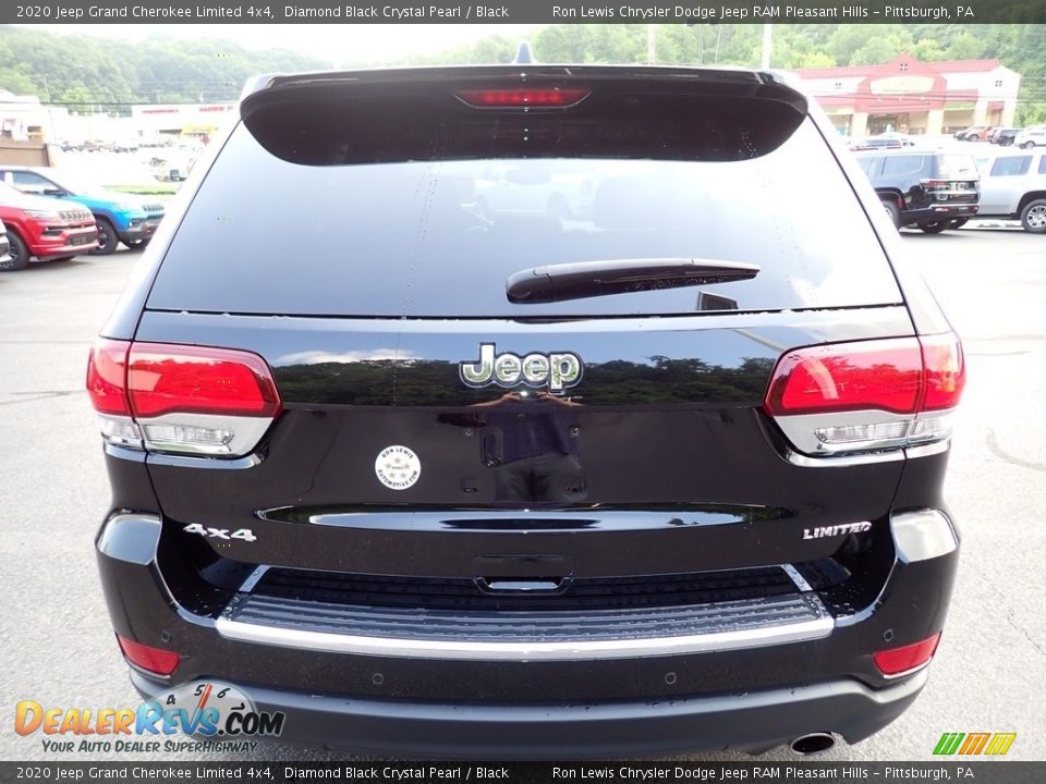2020 Jeep Grand Cherokee Limited 4x4 Diamond Black Crystal Pearl / Black Photo #4