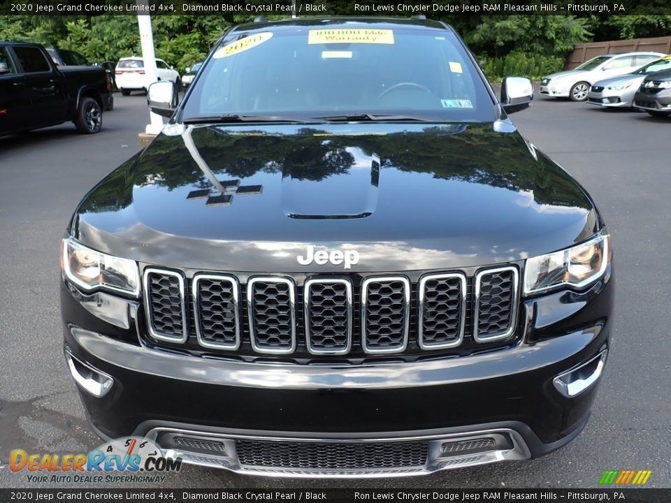 Diamond Black Crystal Pearl 2020 Jeep Grand Cherokee Limited 4x4 Photo #9