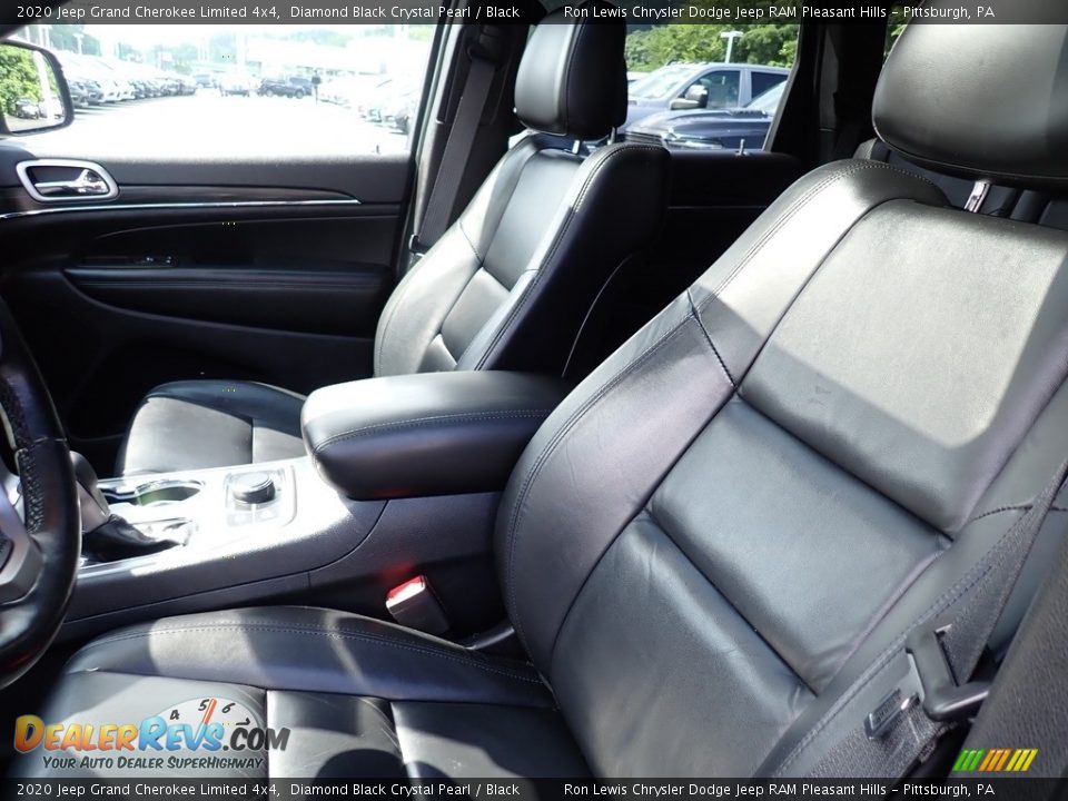 2020 Jeep Grand Cherokee Limited 4x4 Diamond Black Crystal Pearl / Black Photo #11