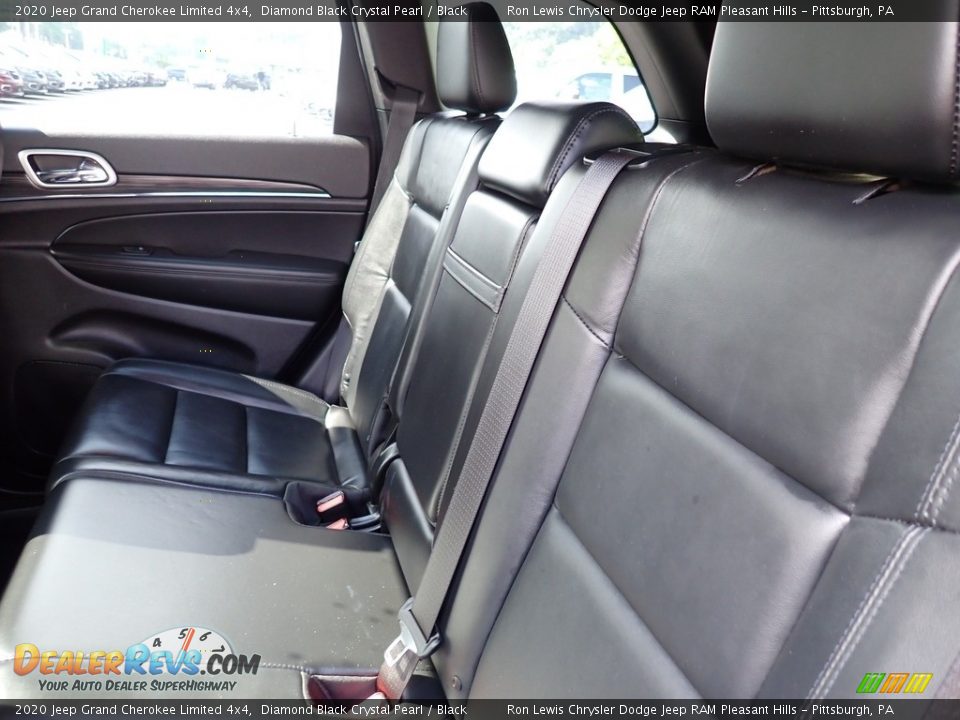 2020 Jeep Grand Cherokee Limited 4x4 Diamond Black Crystal Pearl / Black Photo #12